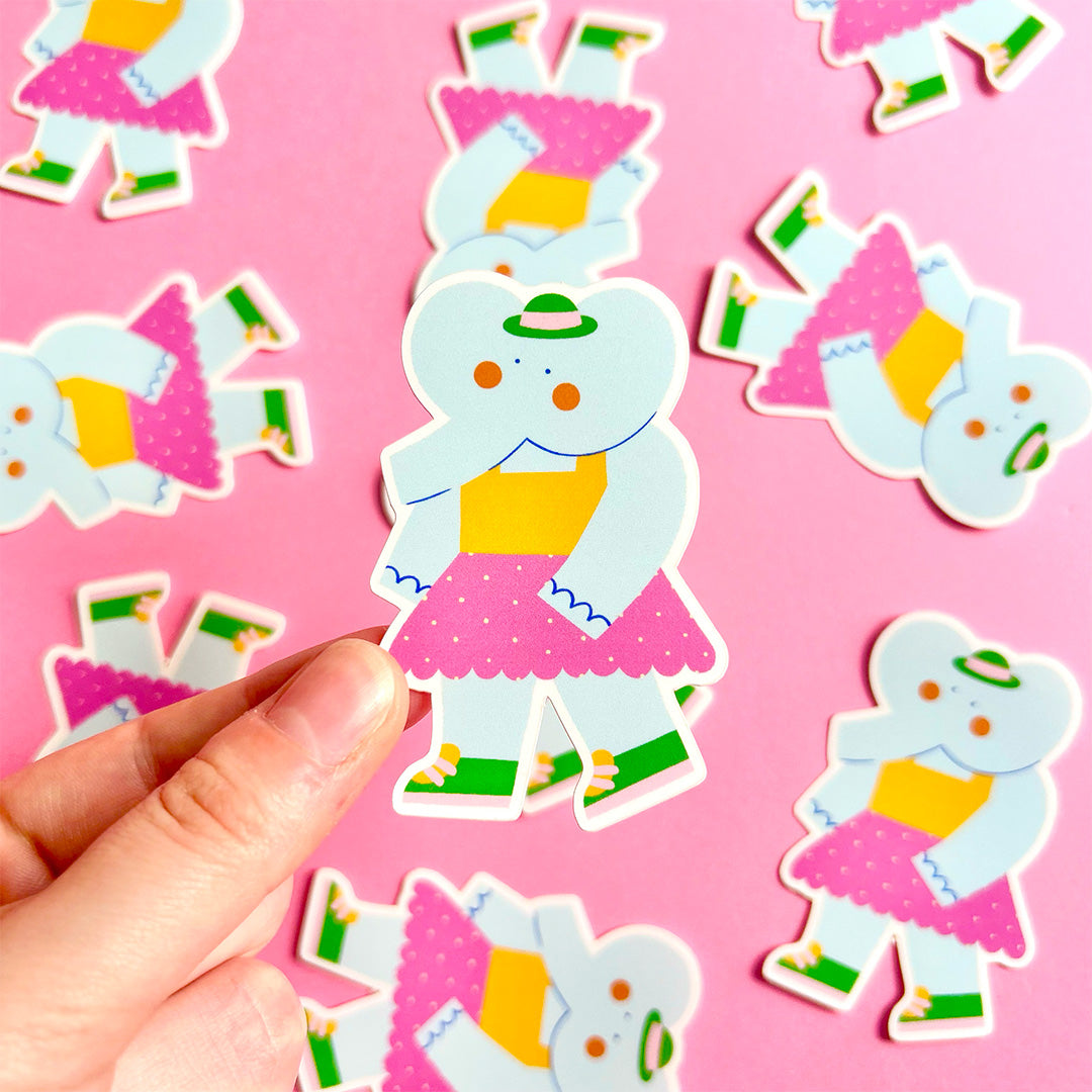 Éléphant, sticker