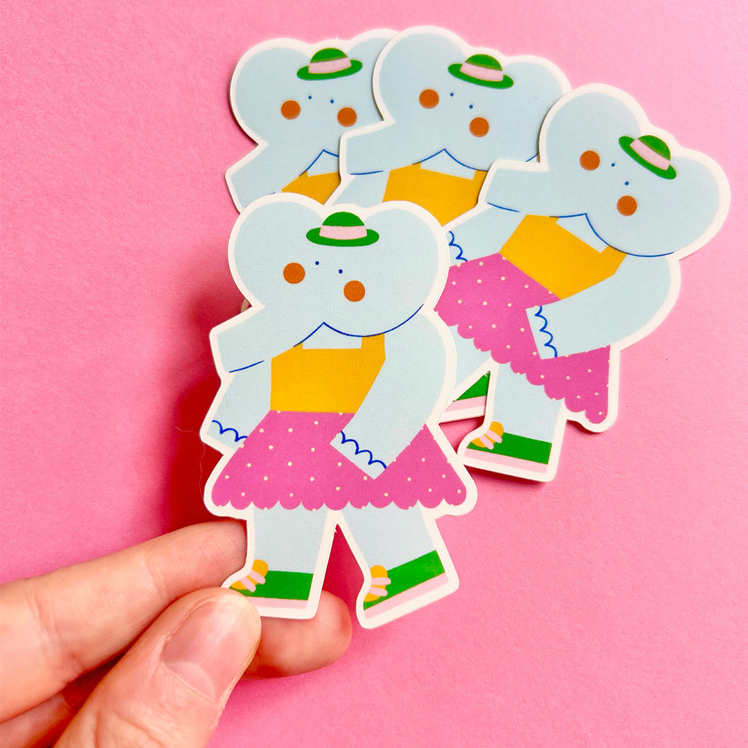 Éléphant, sticker