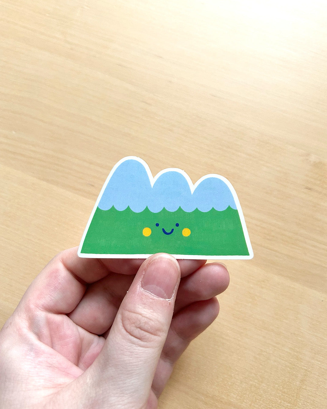 Montagne, sticker