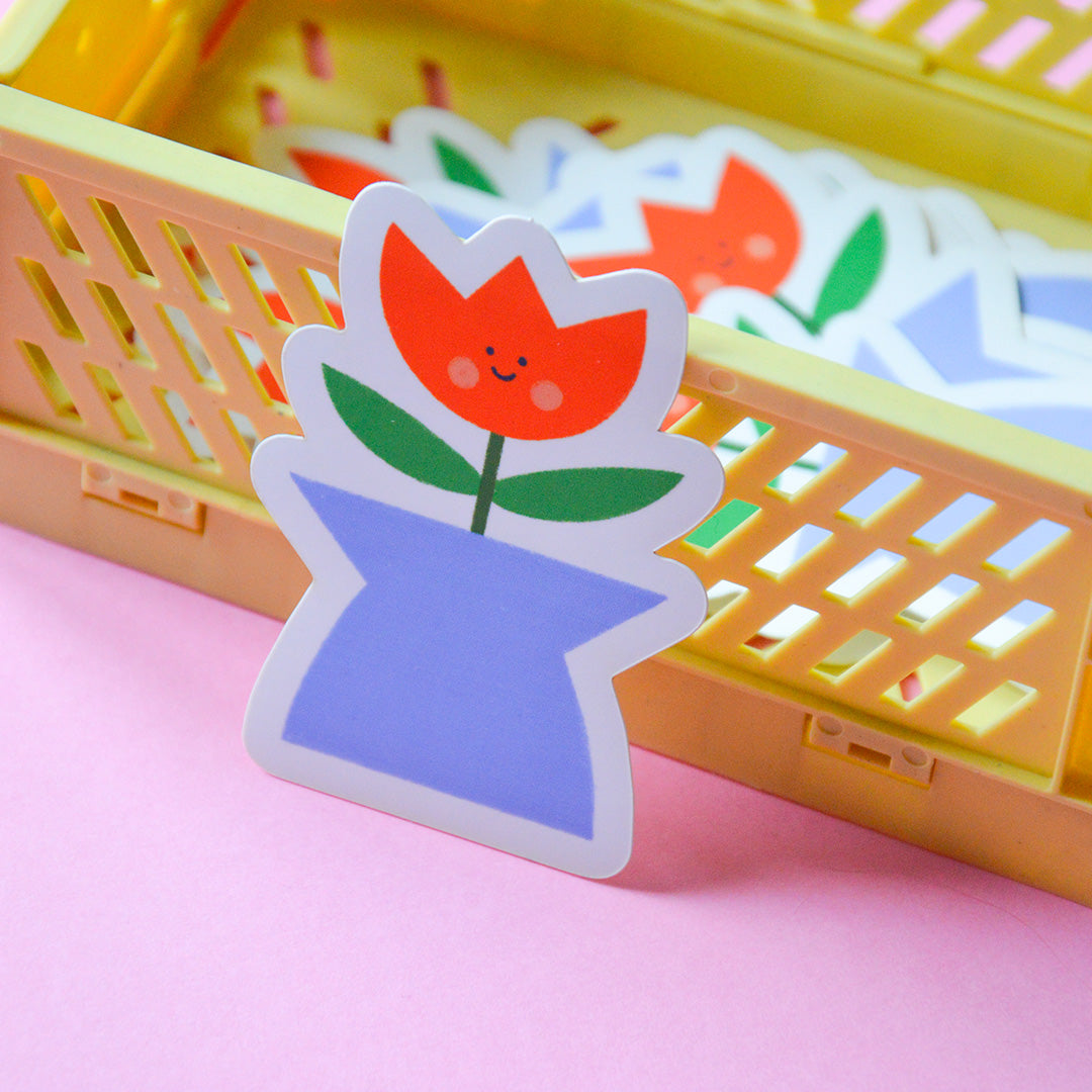 Tulipe, sticker