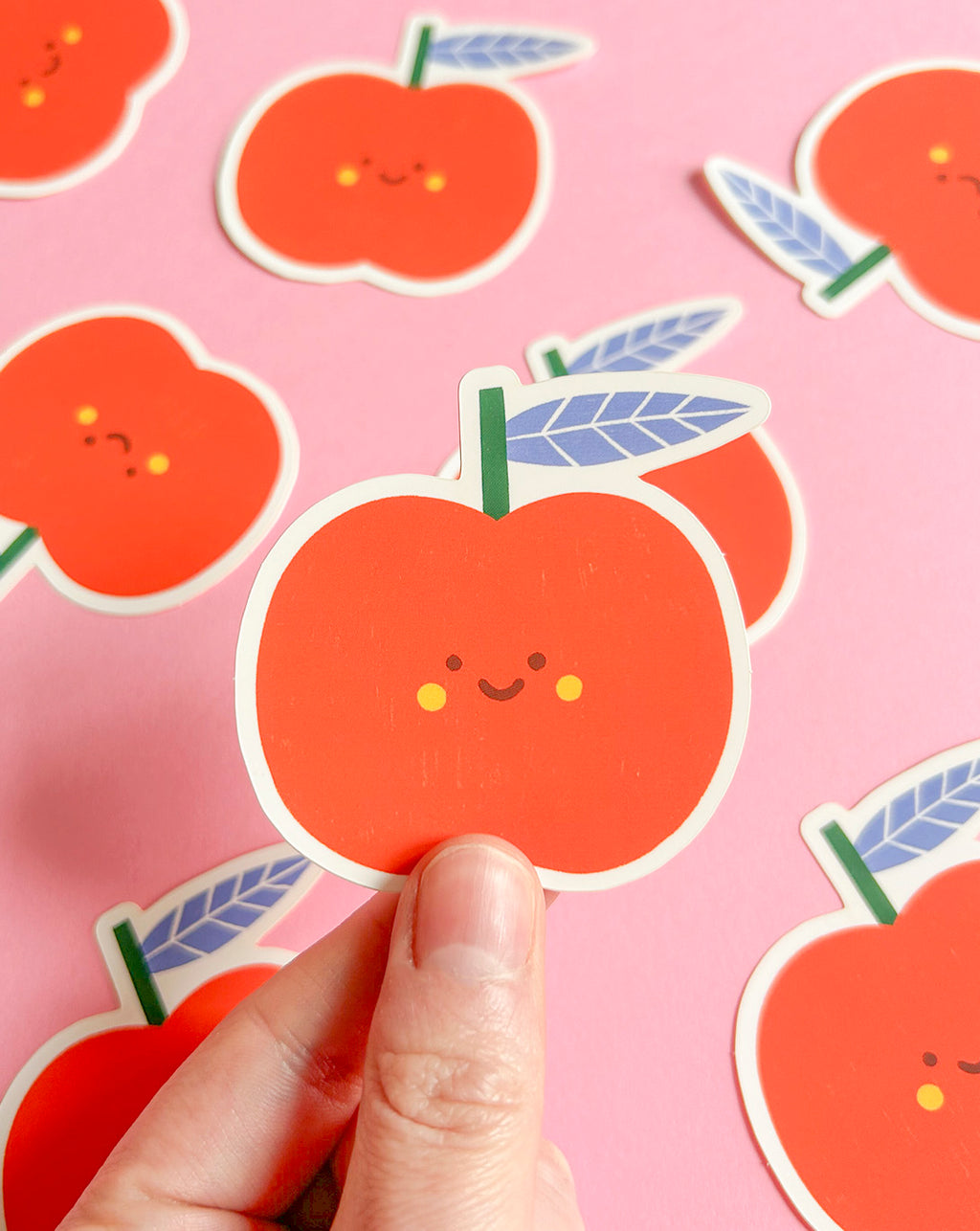 Pomme, sticker