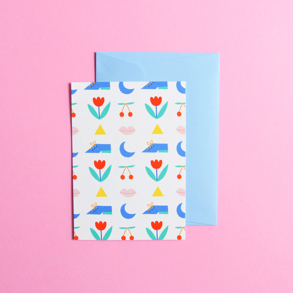 Carte postale cerises