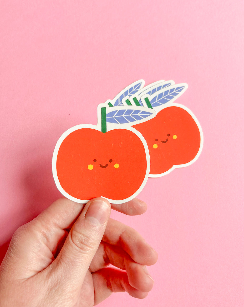 Pomme, sticker