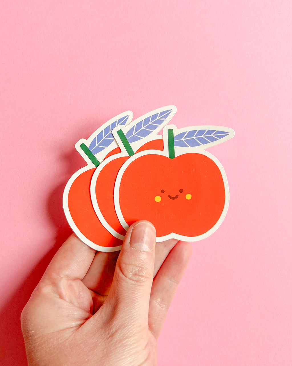 Pomme, sticker