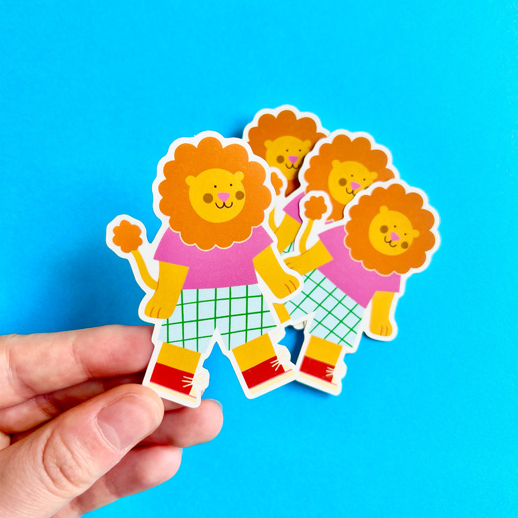 Lion, sticker