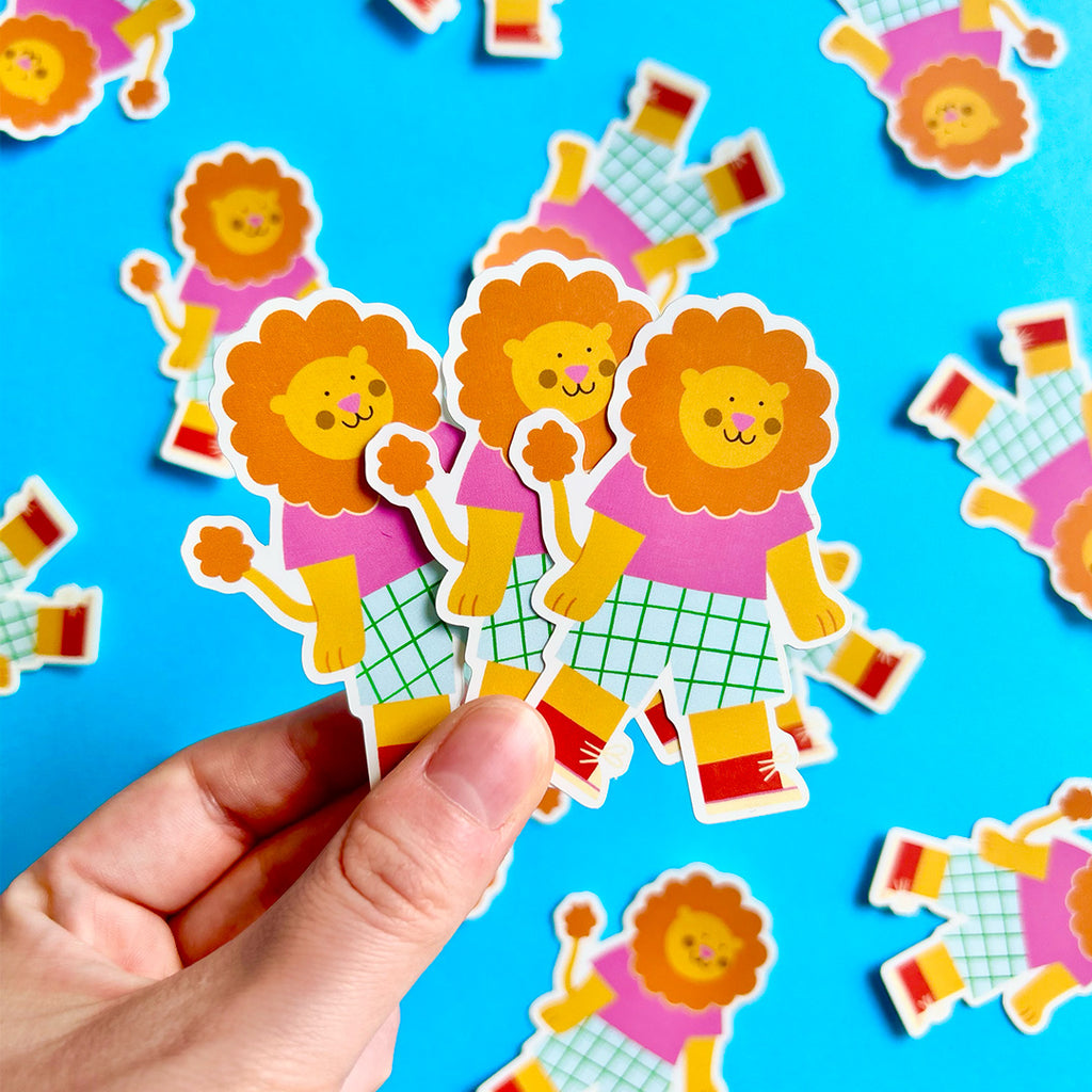 Lion, sticker