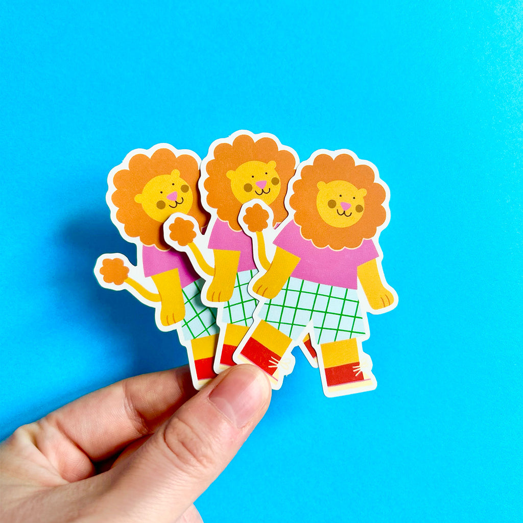 Lion, sticker