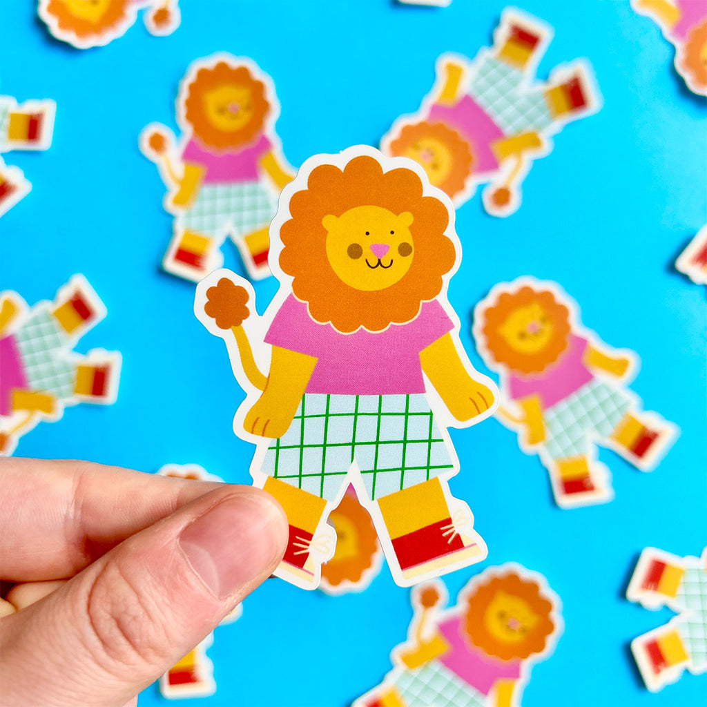 Lion, sticker