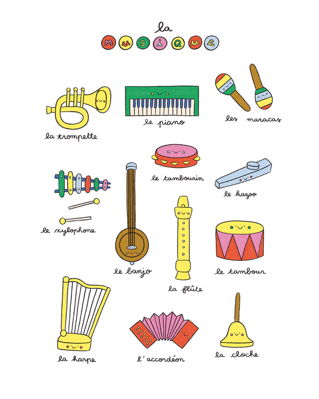 Imagier de la musique, affiche