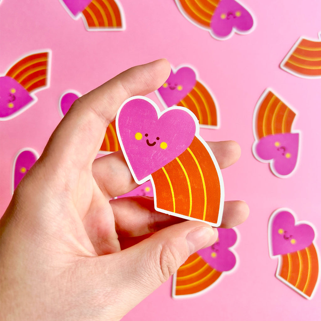 Cœur mignon, sticker