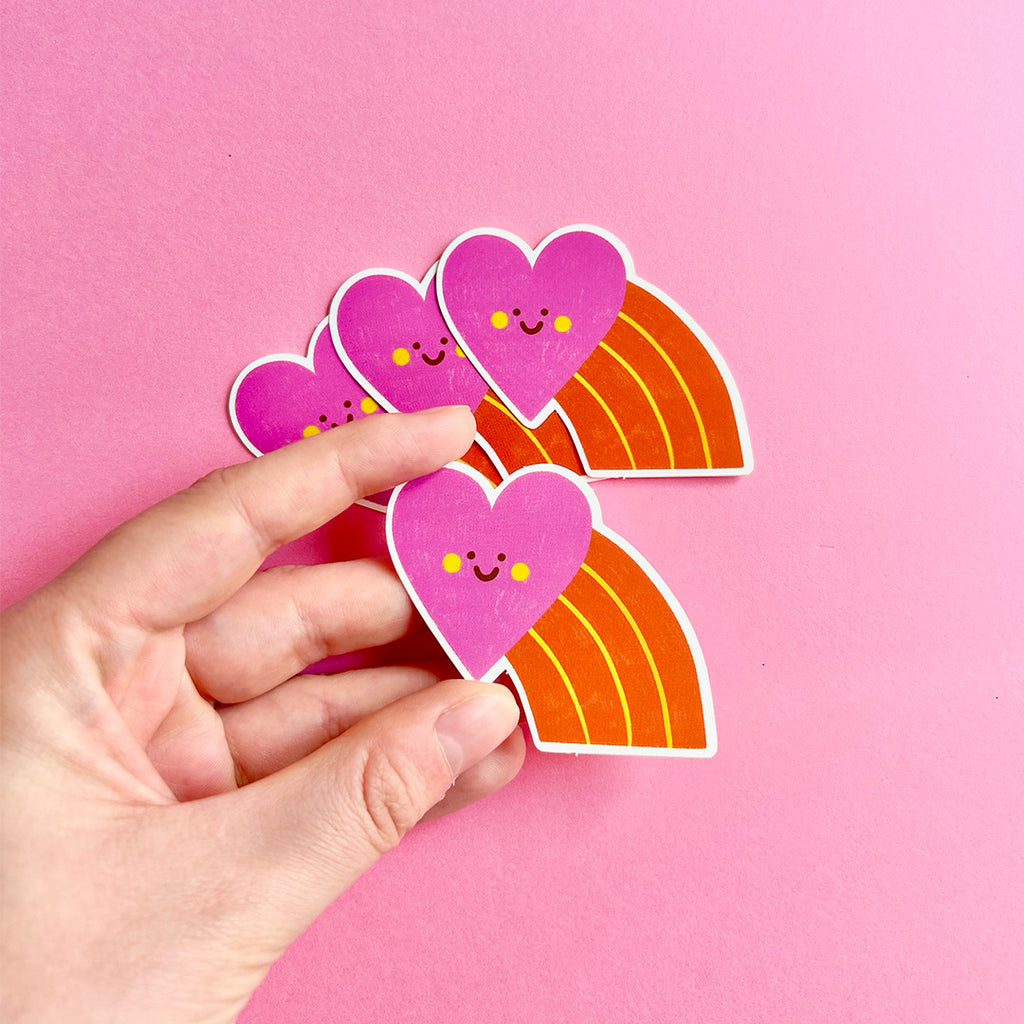 Cœur mignon, sticker