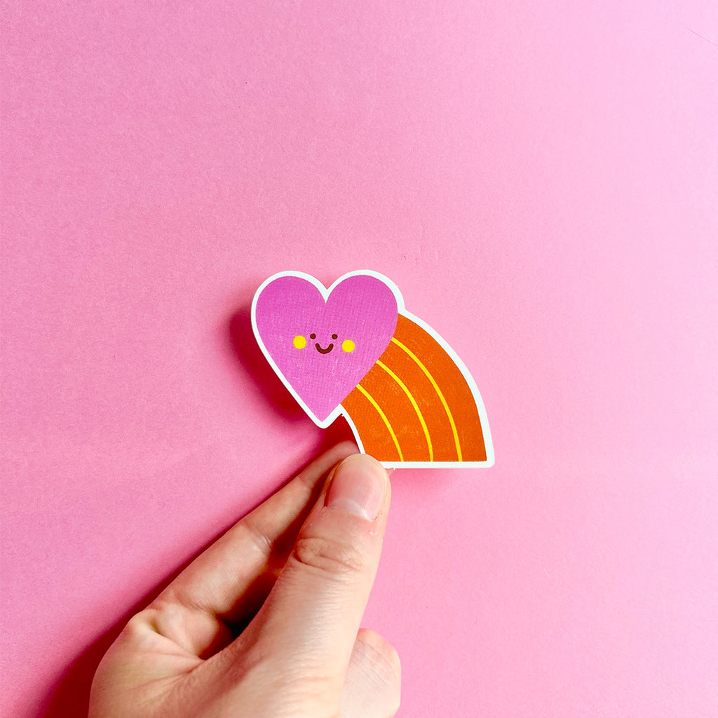 Cœur mignon, sticker