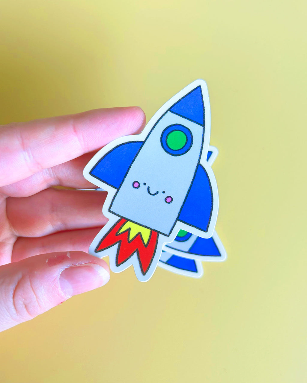 Fusée, sticker