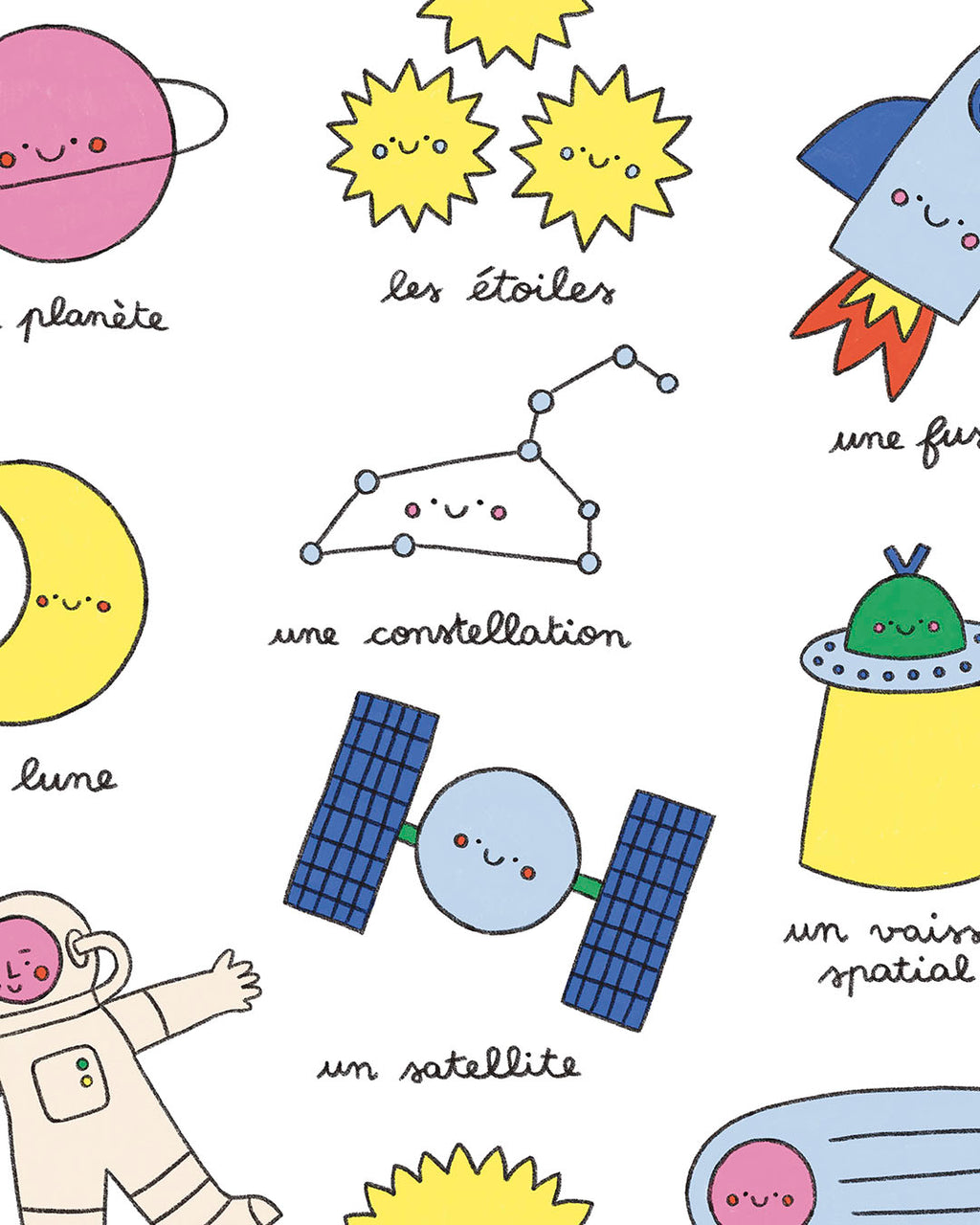 Imagier de l'espace, affiche