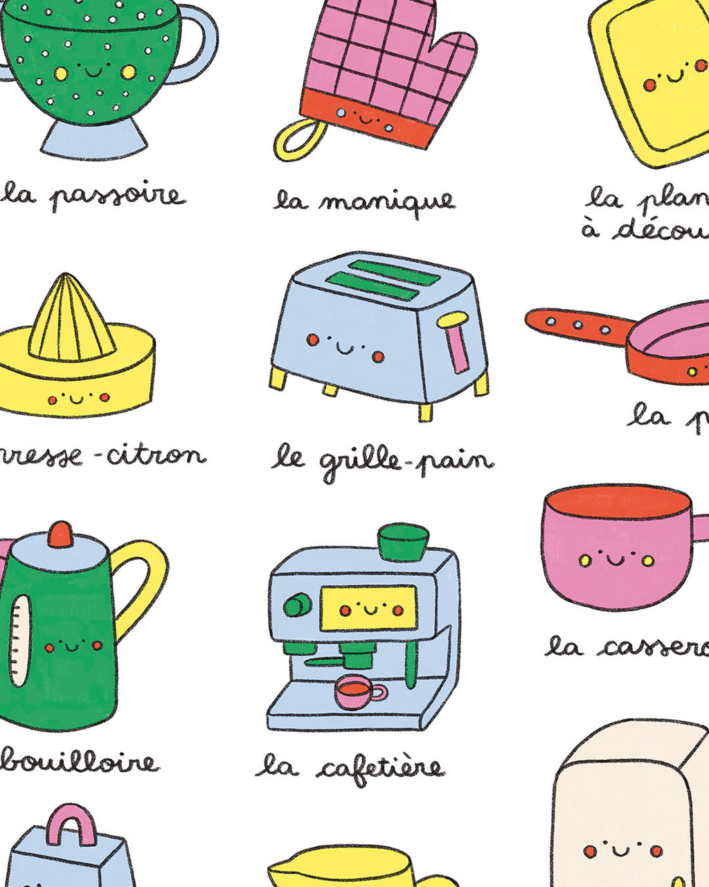 Imagier de la cuisine, affiche