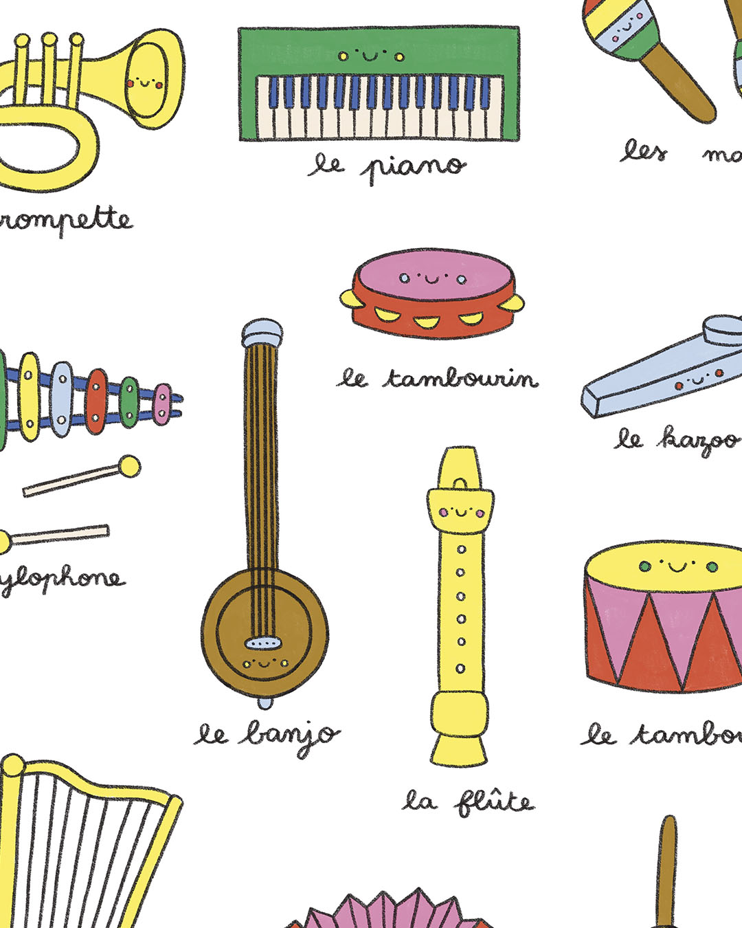 Imagier de la musique, affiche