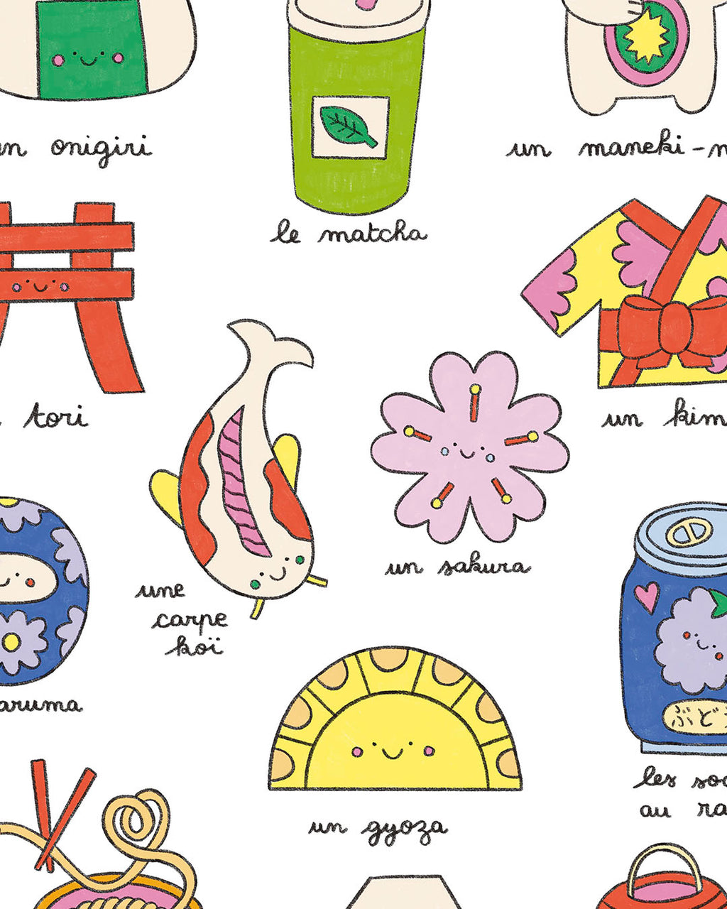 Imagier du Japon, affiche