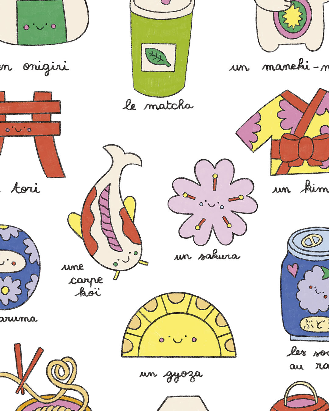 Imagier du Japon, affiche