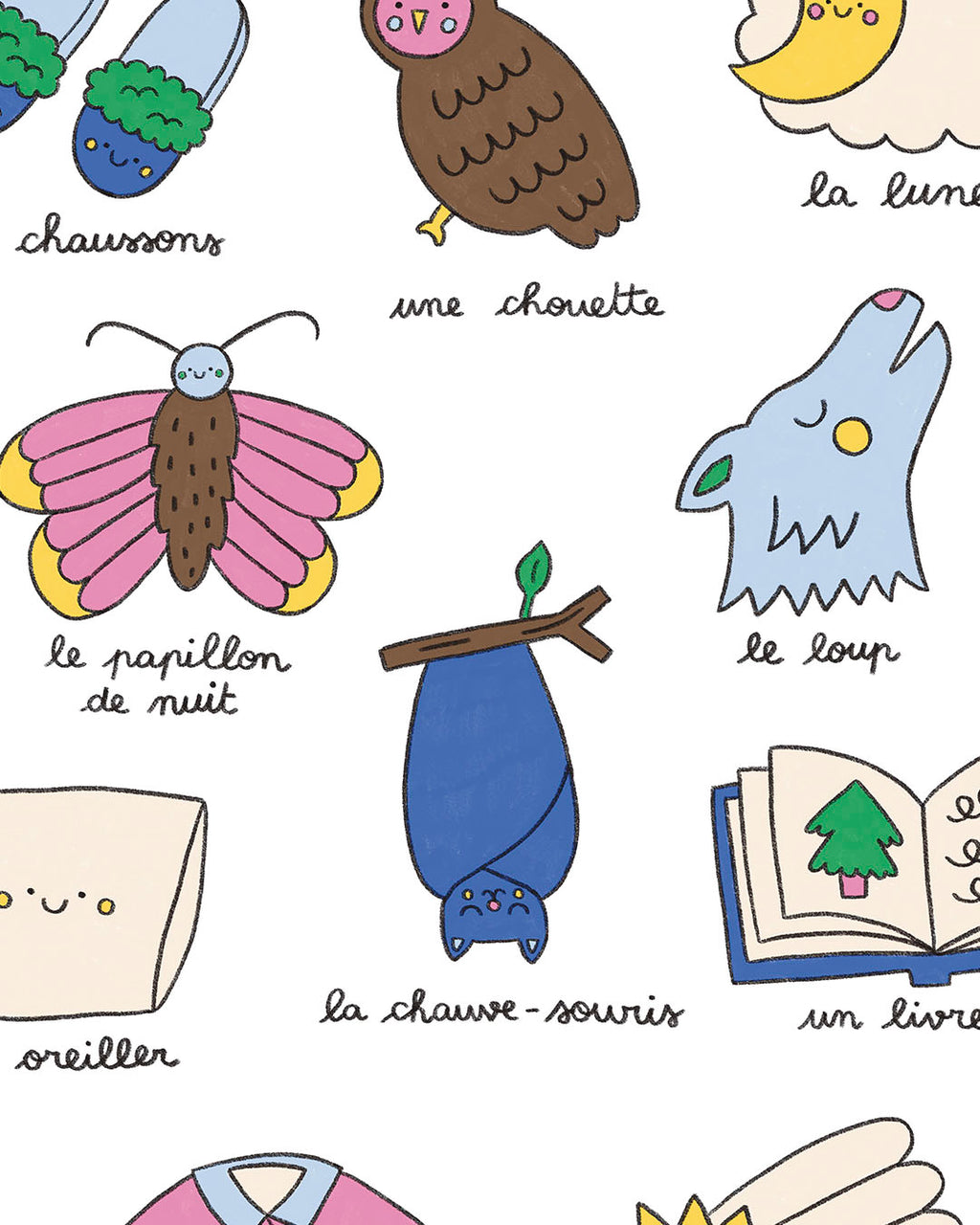 Imagier de la nuit, affiche