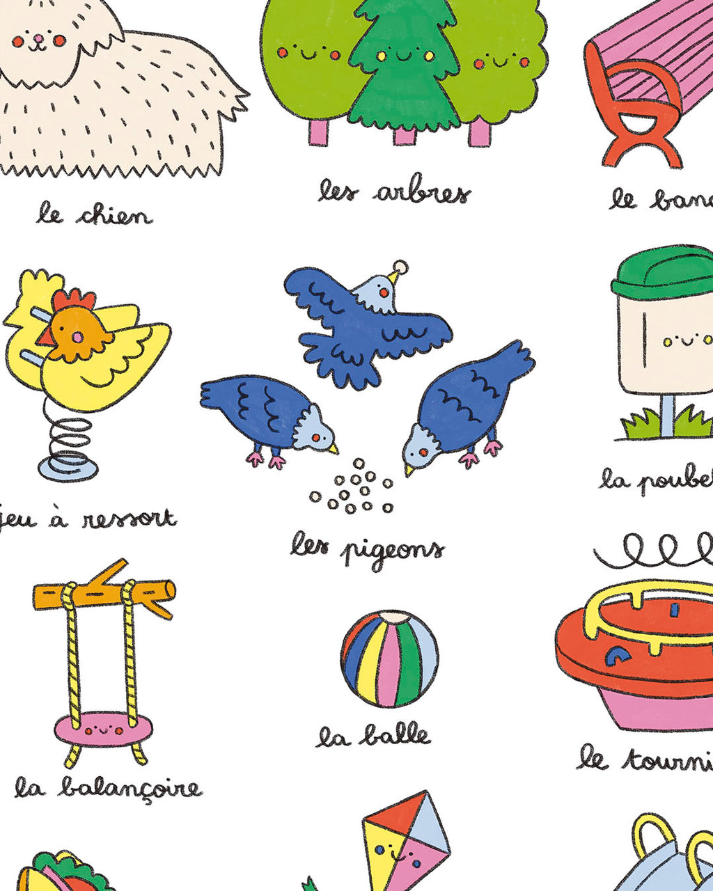 Imagier du parc, affiche