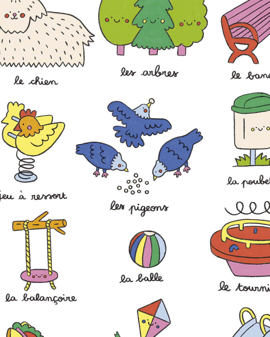 Imagier du parc, affiche