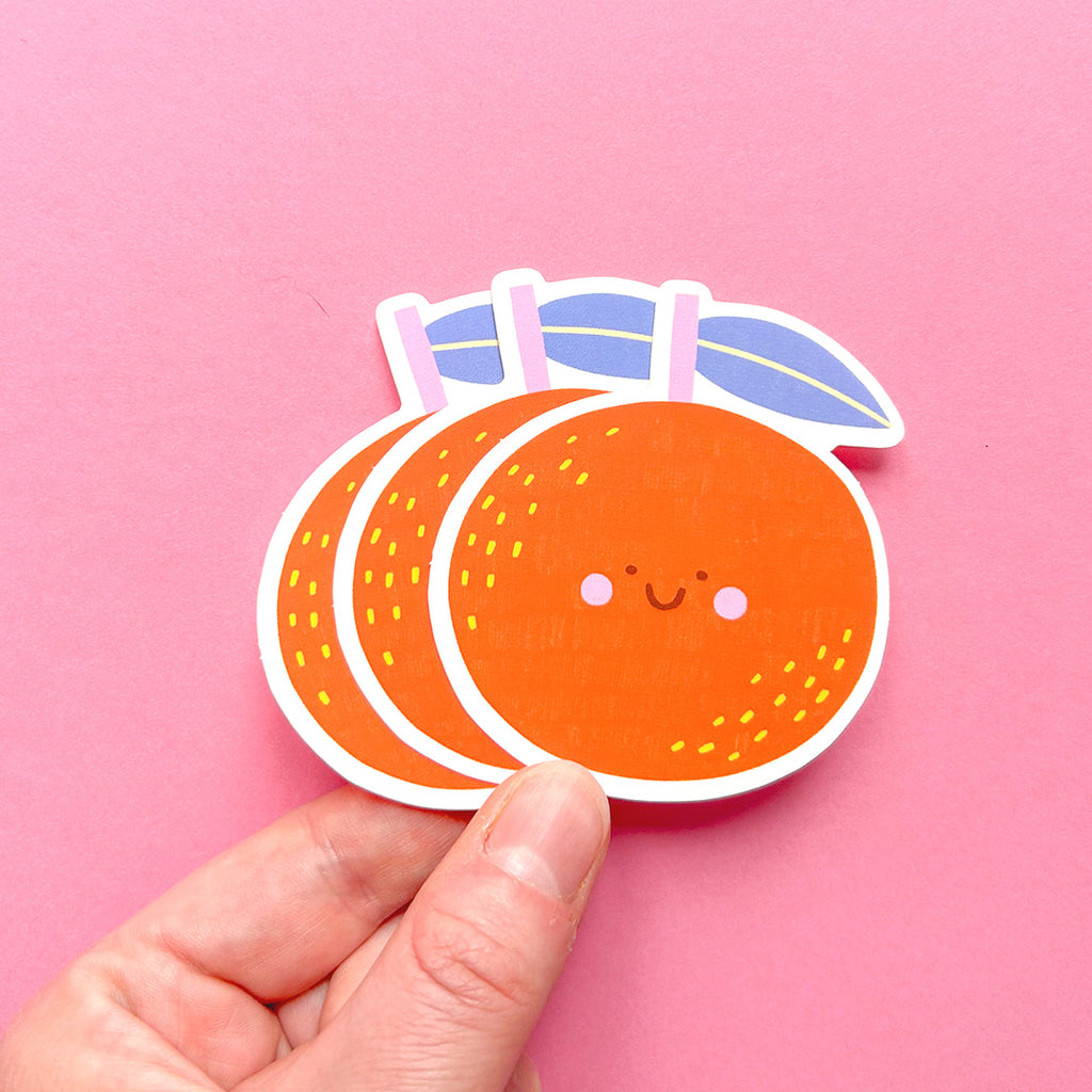 Orange, sticker