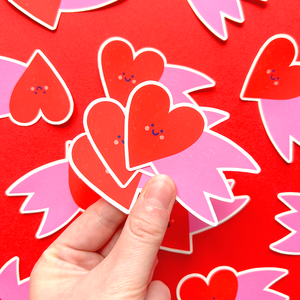 Cœur, sticker