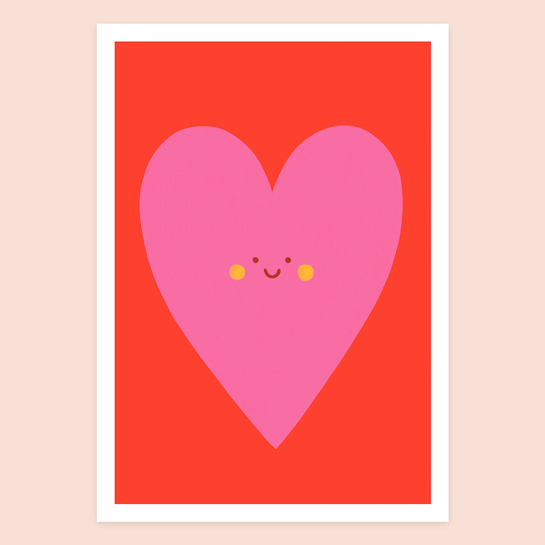 Smiling heart, affiche