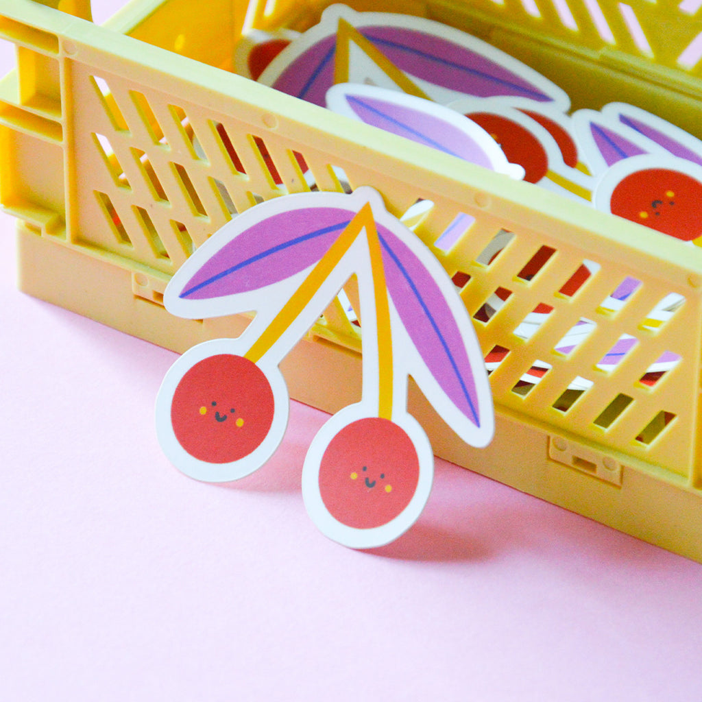 Cerises, sticker