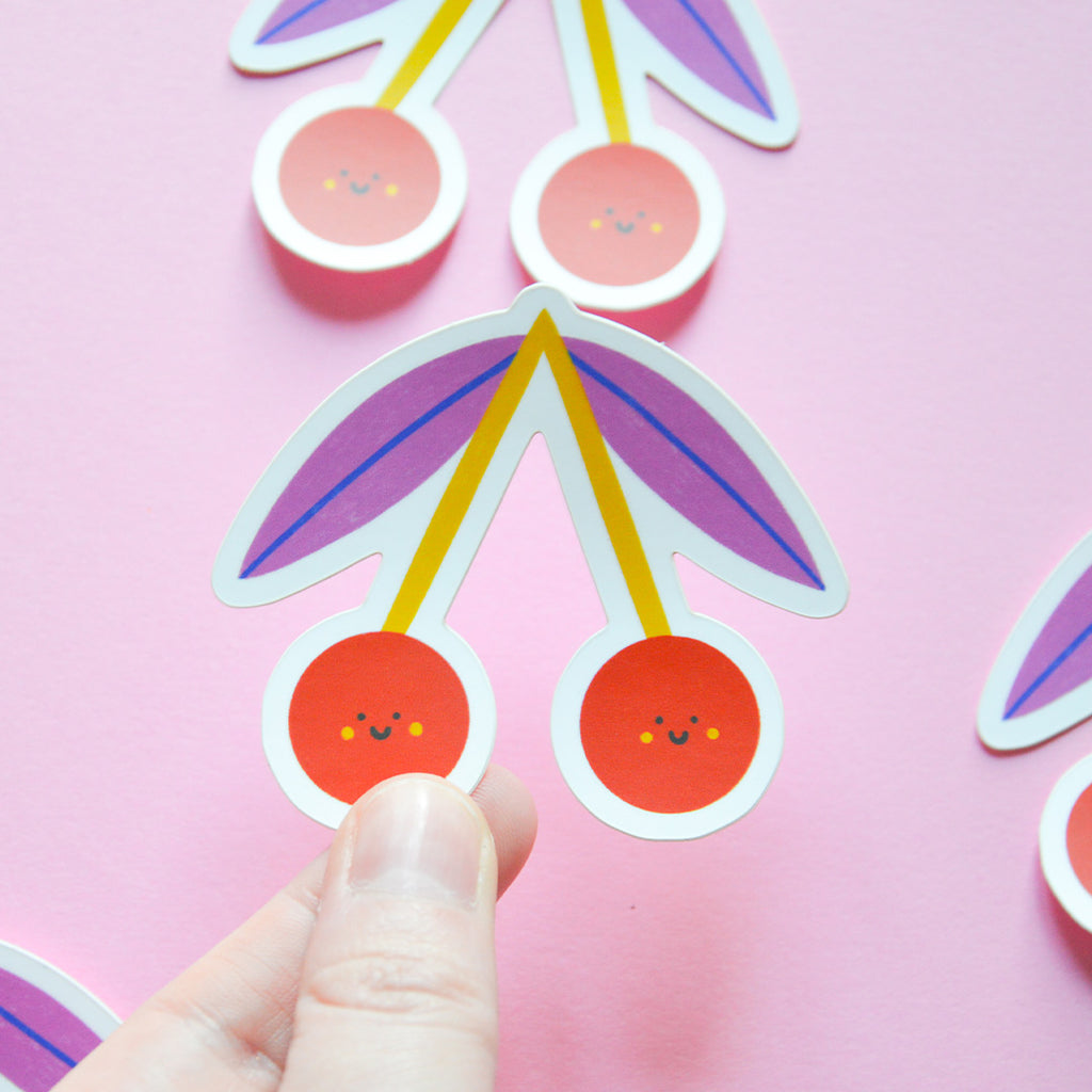 Cerises, sticker