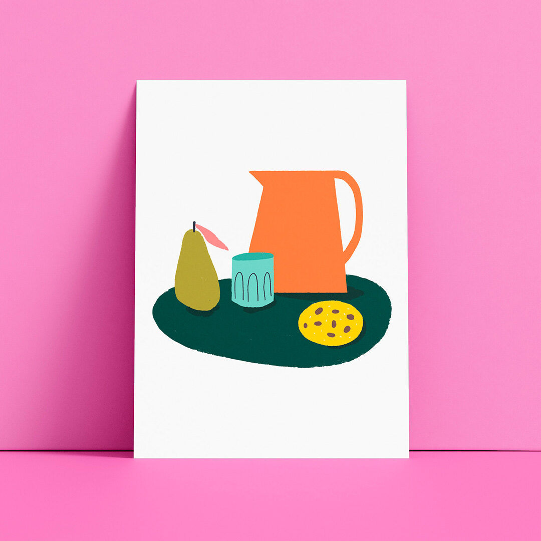 Tea time, A4, digital print