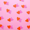 Heart sticker