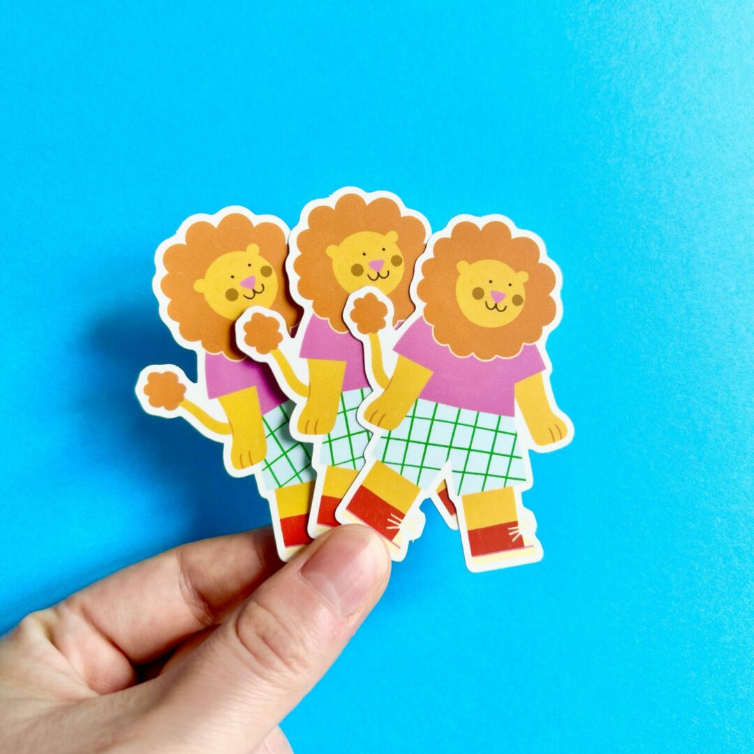 Lion sticker