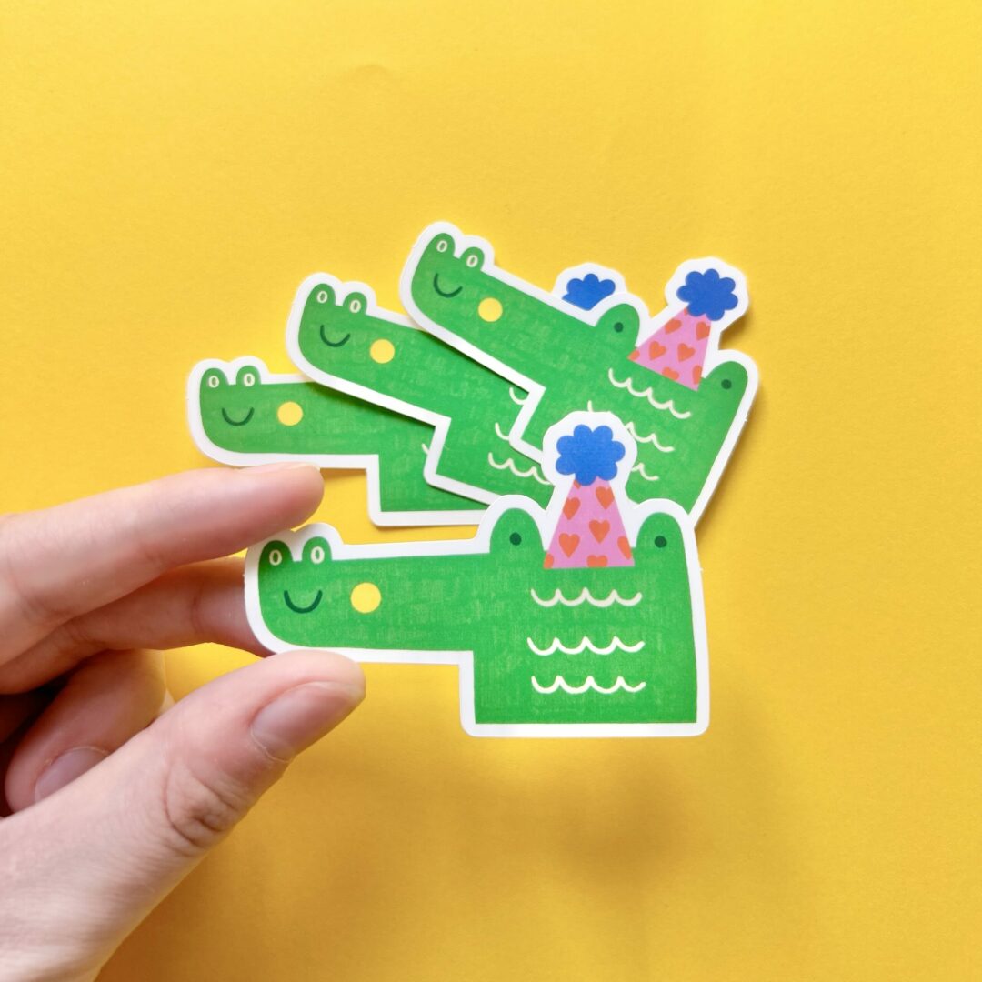 Crocodile sticker