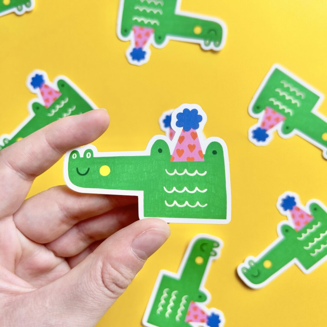 Crocodile sticker