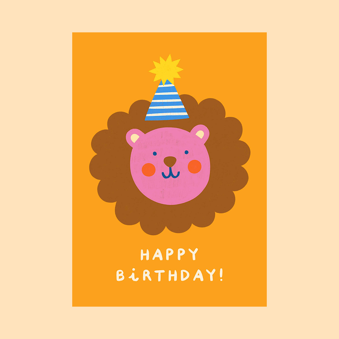 Postcard • Lion birthday