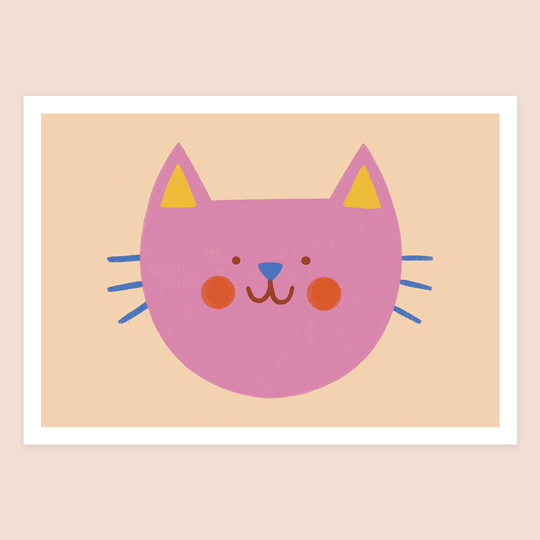 Little cat, art print
