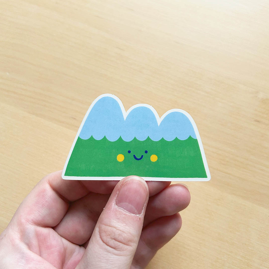 Mountain sticker